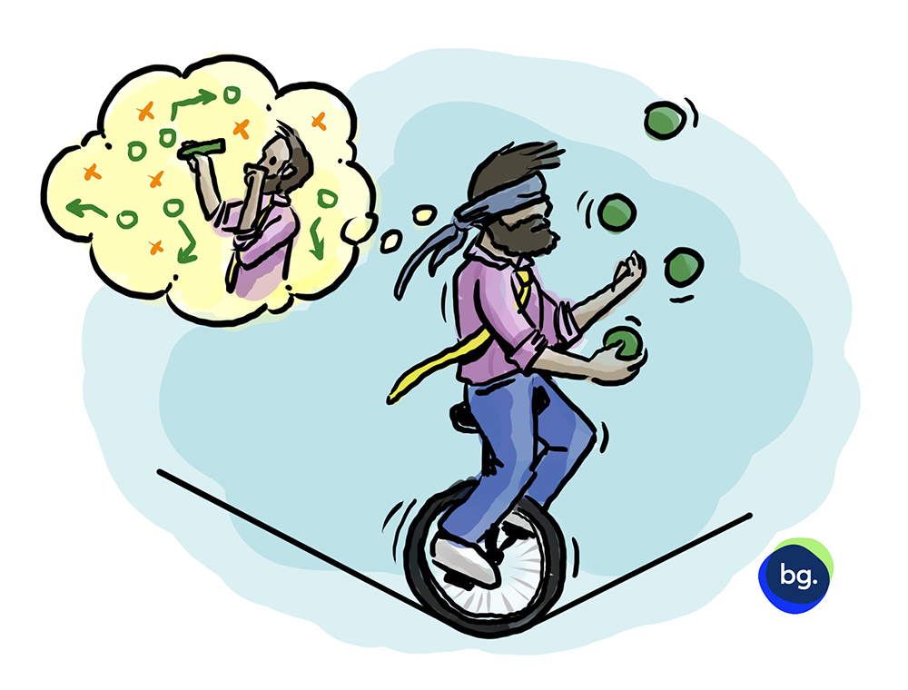 illustration-marketer-balancing-on-unicycle