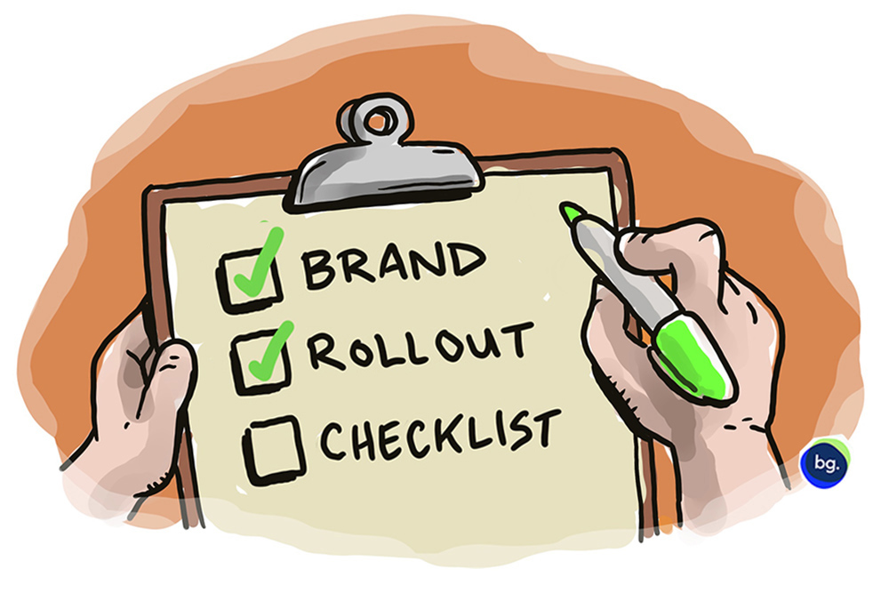 Brand rollout checklist